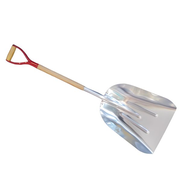 Aluminum Snow Shovel with Fiberglass Handle