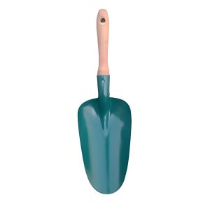 Garden Soil Scoop with Wooden Handle